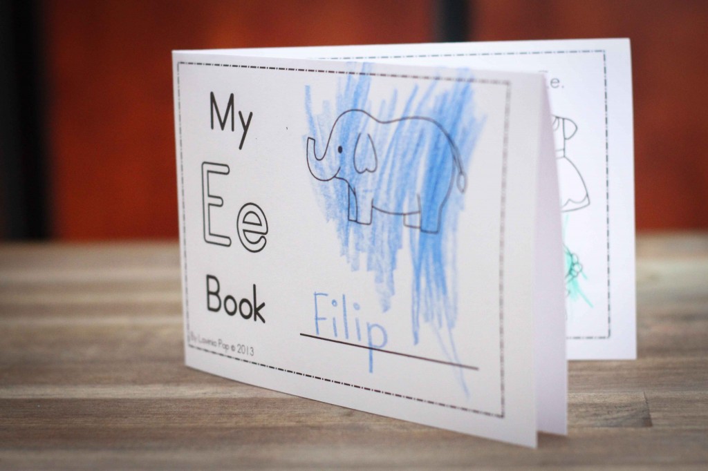 Preschool Letter E - In My World