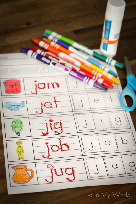 Preschool Letter J In My World