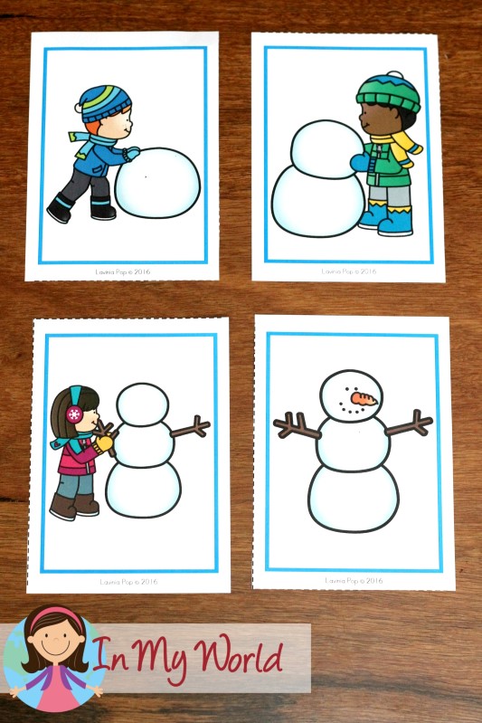 Winter Preschool Centers In My World