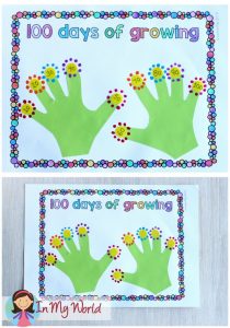 FREE 100th Day of School Craft