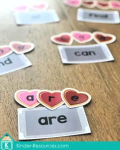 FREE Printable Sight Word Activity for Valentine's Day (2)
