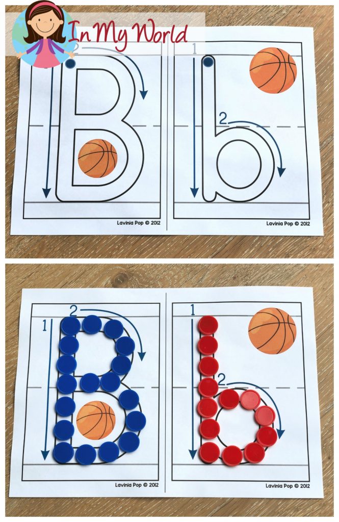 Alphabet Playdough Mats With Correct Letter Formation - In My World