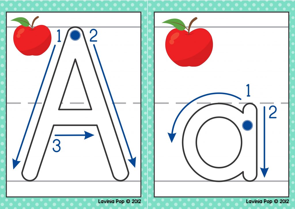 Playdough Mats Alphabet with Correct Letter Formation and Pics2 In My World