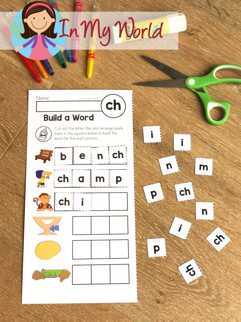 free ch digraph printable activities worksheets in my world