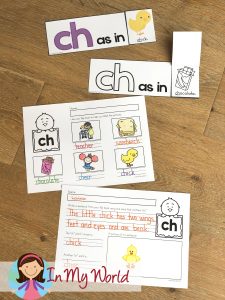 FREE CH Digraph Printable Activities & Worksheets - In My World