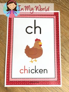 FREE CH Digraph Printable Activities & Worksheets - In My World