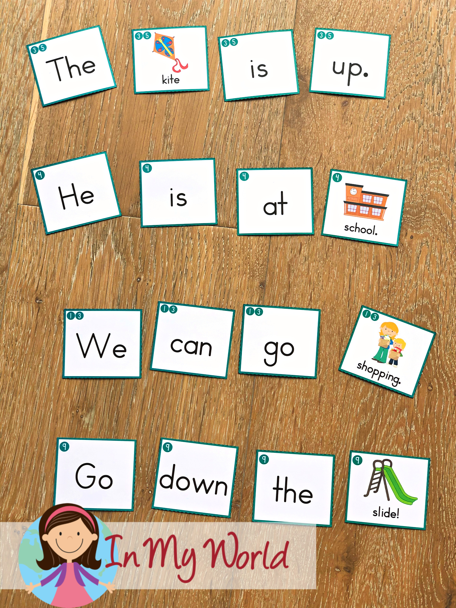 Sight Words Sentences 1 In My World