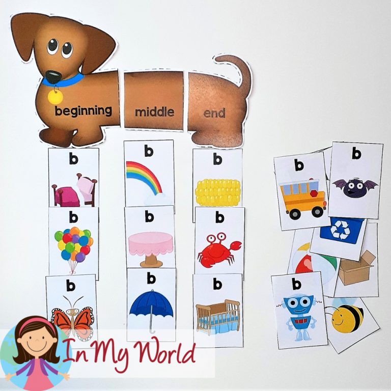 FREE Phonics Letter Of The Week B - In My World