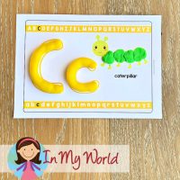 Alphabet Play Dough | Play Doh Mats - In My World