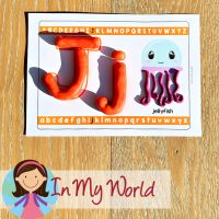 Alphabet Play Dough | Play Doh Mats - In My World