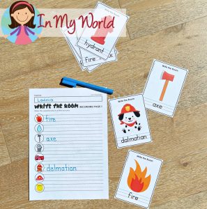 Fire Safety Literacy Centers For Kindergarten 