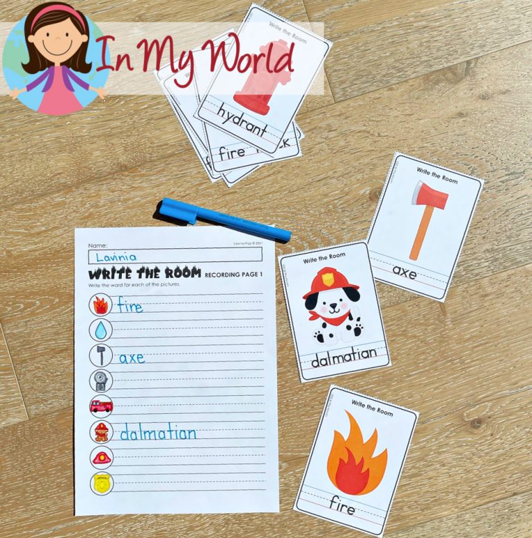 Fire Safety Literacy Centers for Kindergarten | Morning Tubs / Bins ...