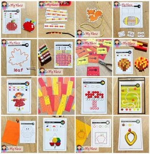 September Fine Motor Morning Tubs for Preschool | Fall Kindgeraten Morning Bins