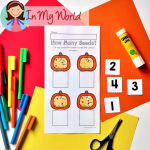 Preschool Autumn/ Fall Worksheets - In My World