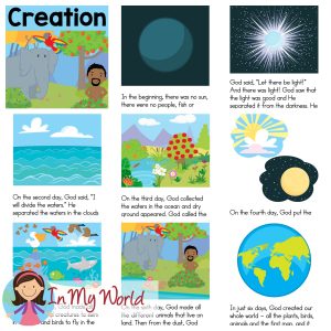 Sunday School Lesson 1 | Day 1 of Creation: Light - In My World