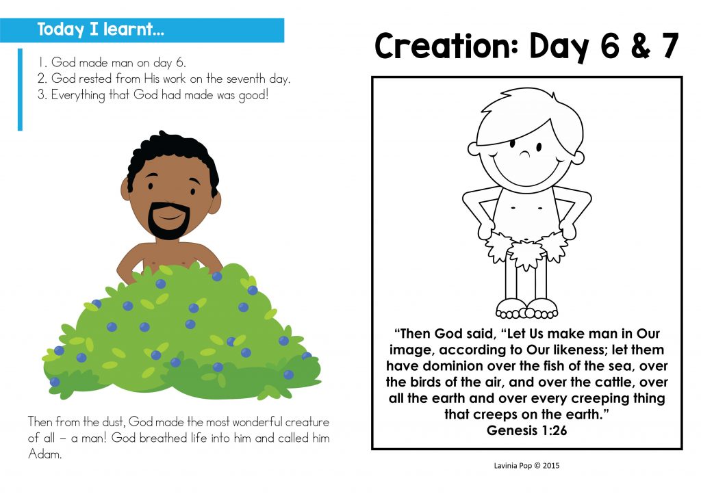 sunday-school-lesson-7-creation-of-man-and-day-7-day-of-rest-in-my