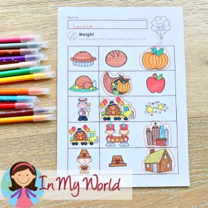 Thanksgiving Preschool Worksheets And Activities No Prep