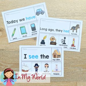 Thanksgiving Sight Word Fluency Flip Books - In My World