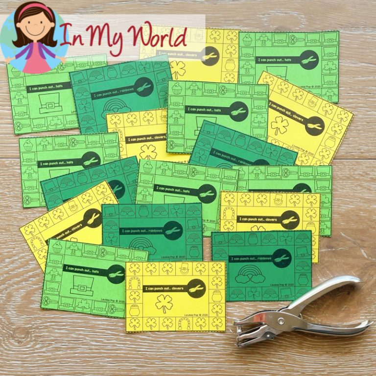Fine Motor Printable Activities for March Morning Tubs | Bins - In My World