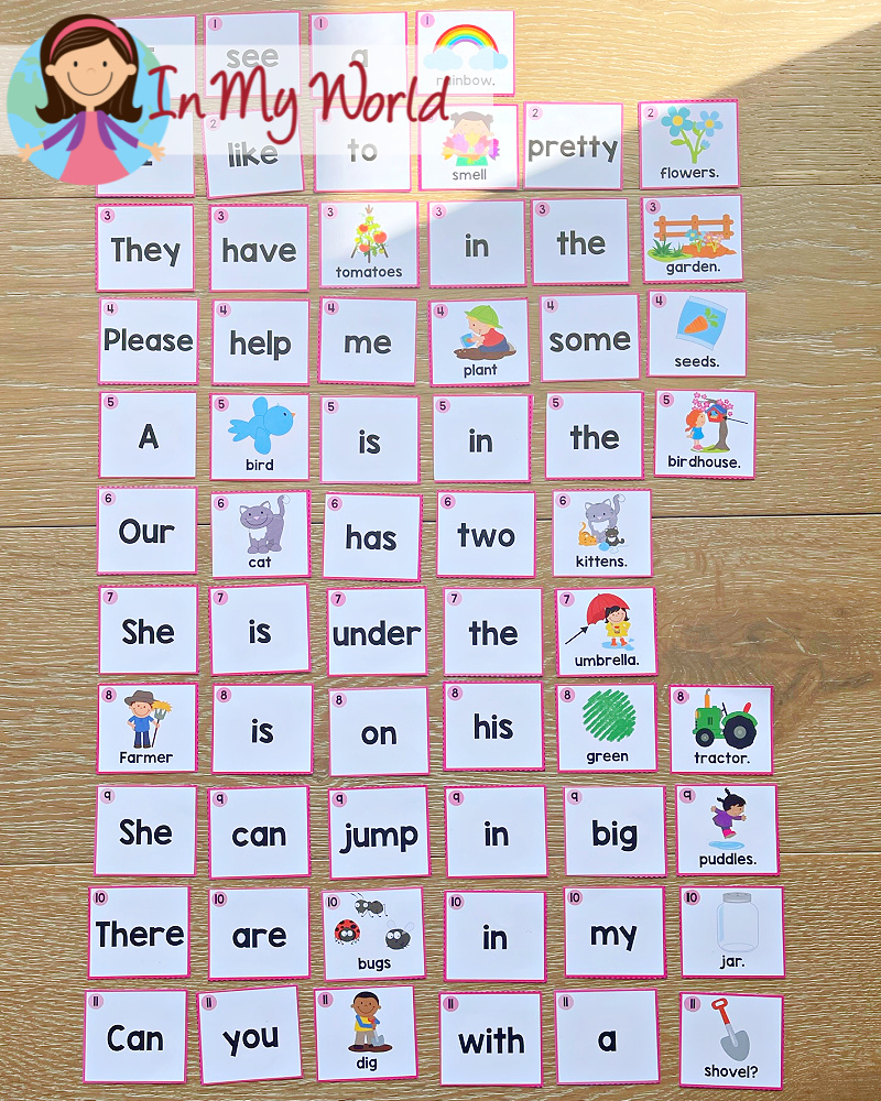 Spring Sentence Scramble With Cut And Paste Worksheets In My World