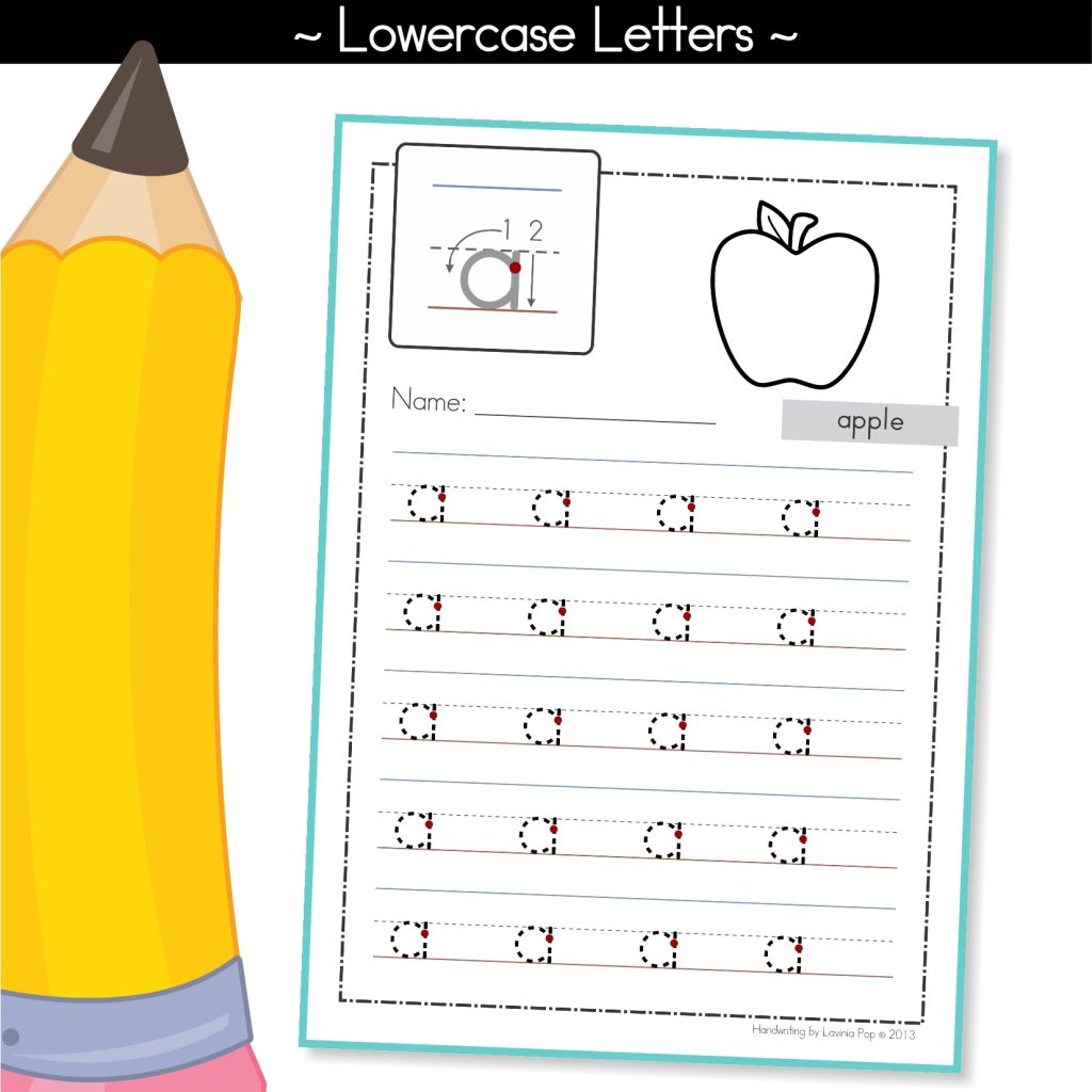 My First Handwriting Book: Lowercase Letters Level 1