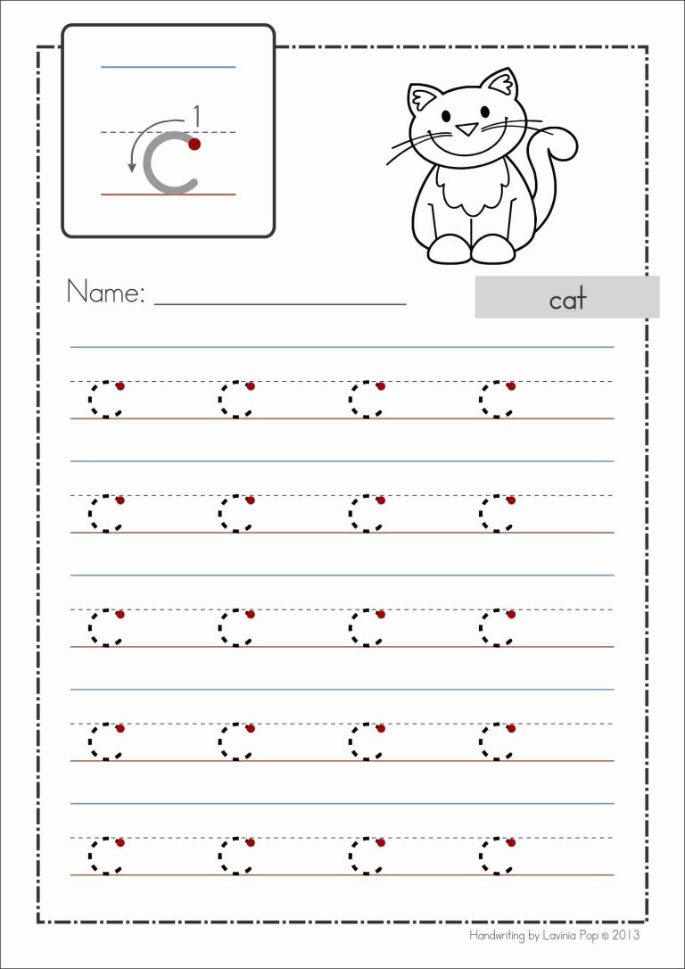 FREE Handwriting Practice Pages {Lowercase Letters} In My World