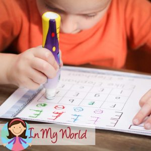 Preschool Letter E - In My World