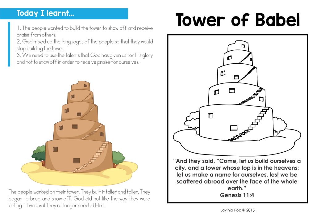 tower of babel activities
