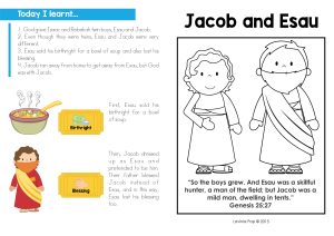 Sunday School Lesson 15 | Jacob and Esau - In My World