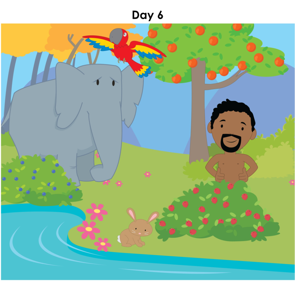 Sunday School Lesson 6 | Day 6 of Creation: Land Animals - In My World