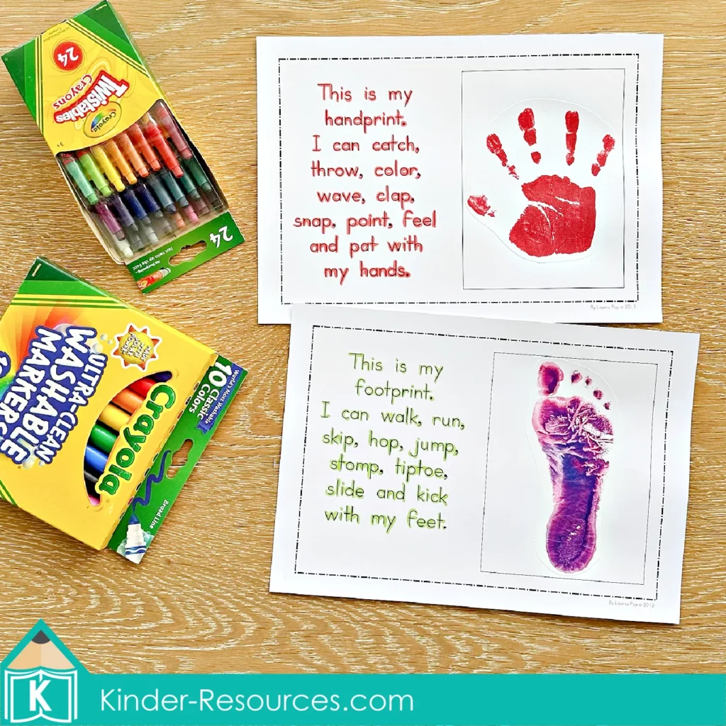 FREE All About Me Booklet for Preschool and Kindergarten