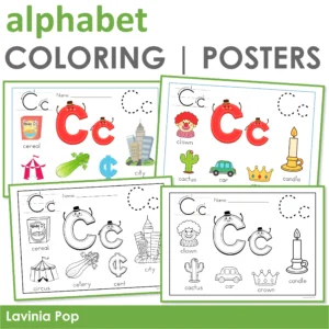 Alphabet Coloring Book and Posters | Anchor Charts