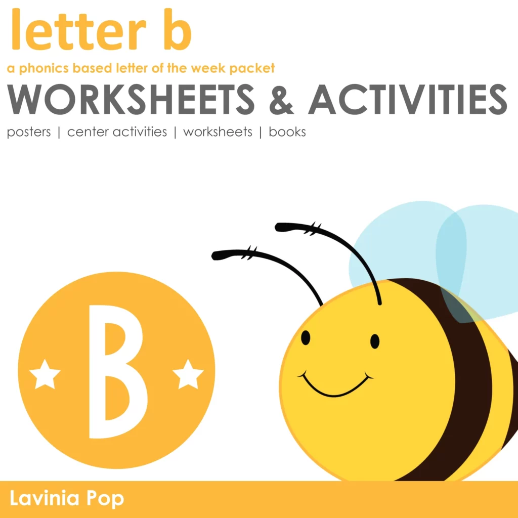 FREE Phonics Letter of the Week. Printable Worksheets and Center Activities