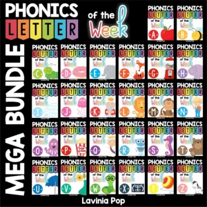 Phonics Letter fo the Week MEGA BUNDLE