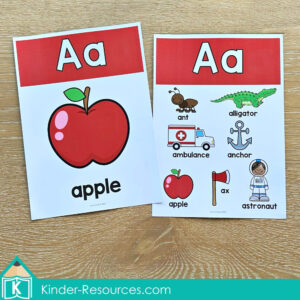 Preschool Alphabet Posters