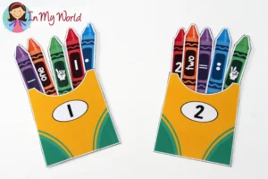 Preschool Centers Crayons Numbers