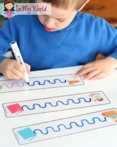 Preschool Centers Pre-Writing Cards 1