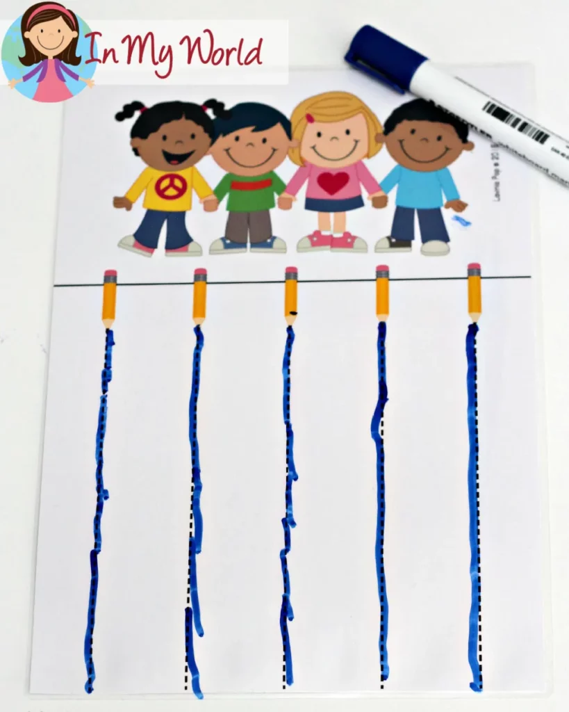 Back to School Preschool Centers Morning Tubs