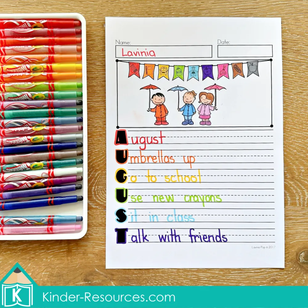 EDITABLE Crayon Box Label FREEBIE by Heaps of Firsts