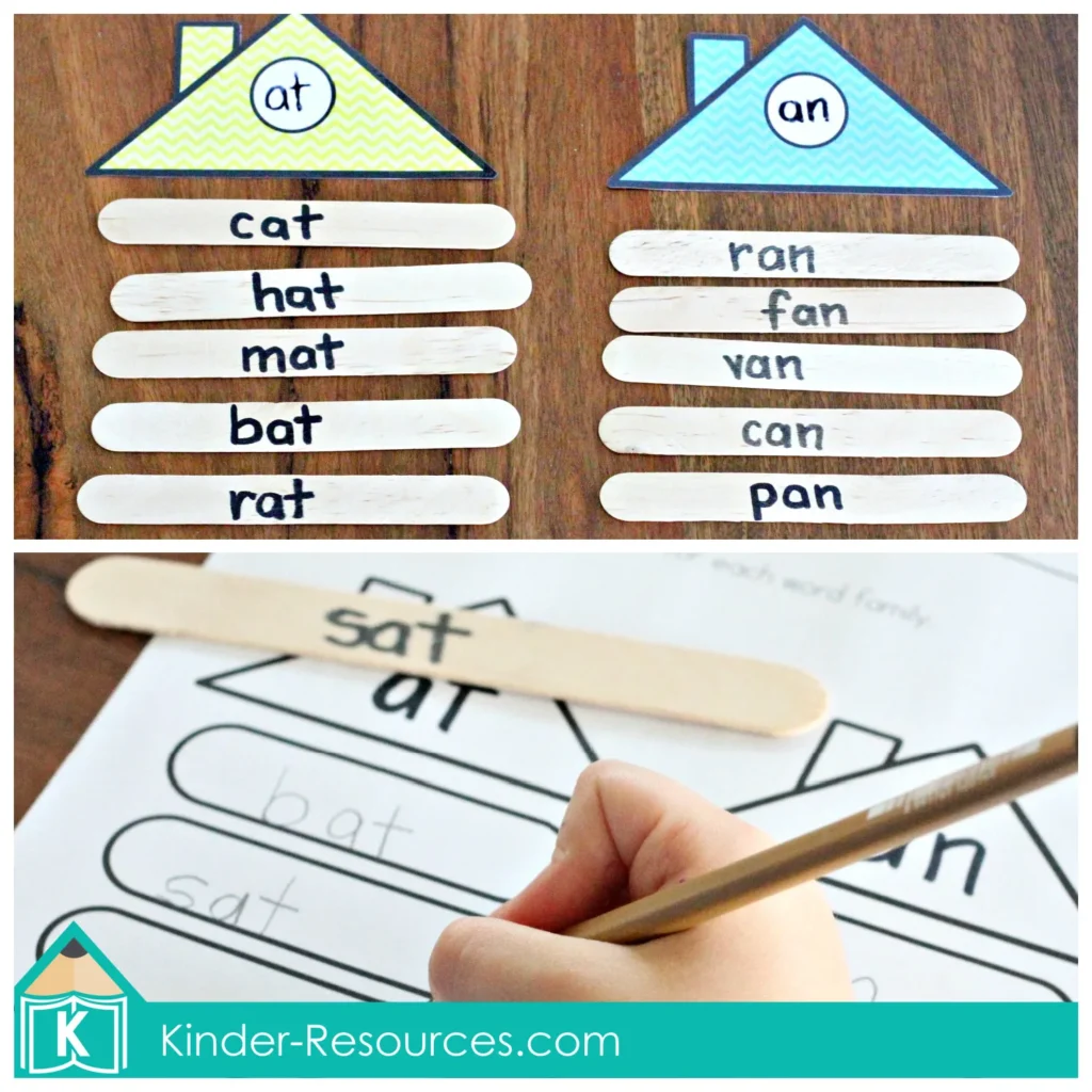 word families activity
