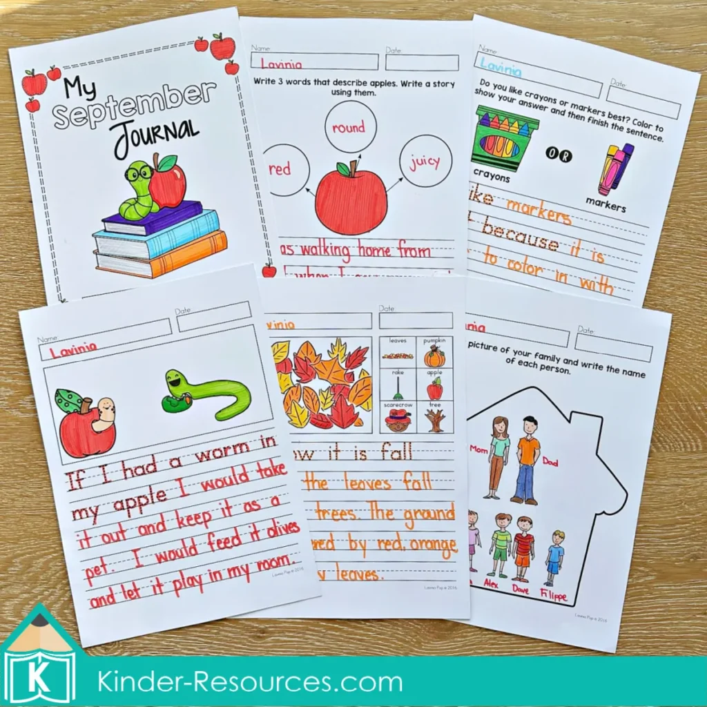 September Writing Journal Prompts