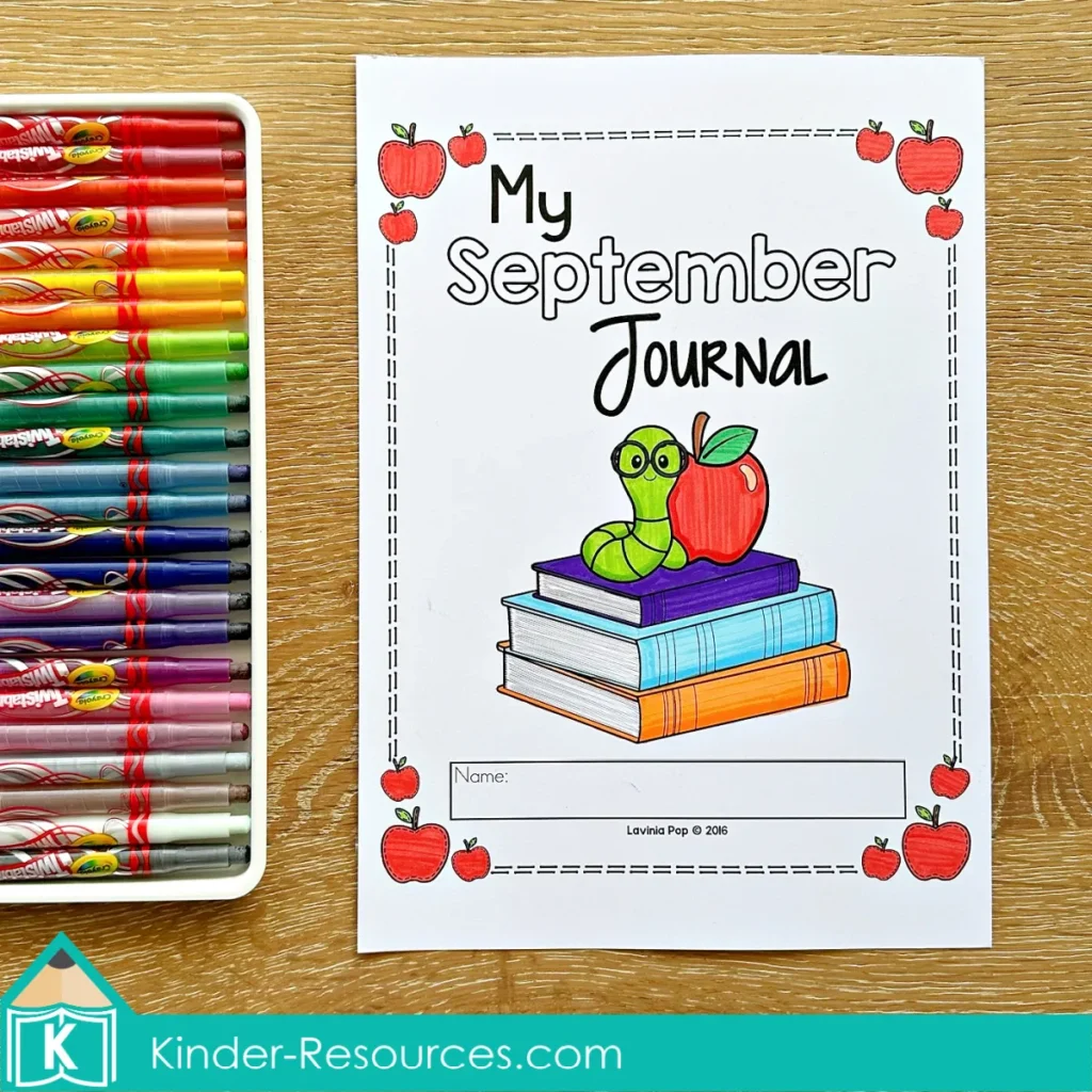 September Writing Journal Prompts Cover