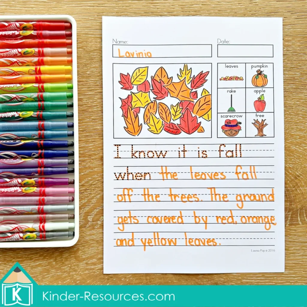September Writing Journal Prompts I know it is fall when