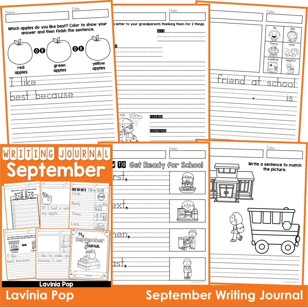 Writing Journal September