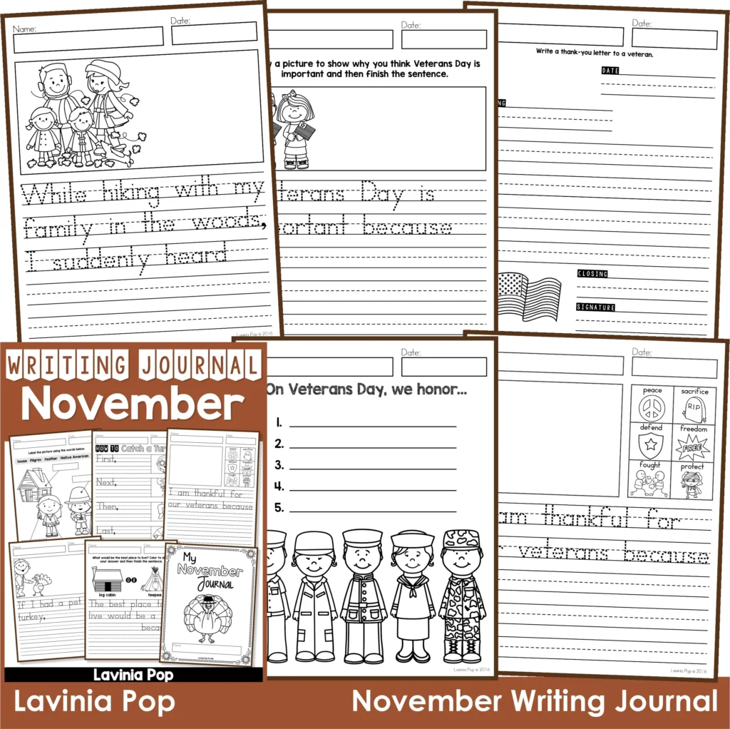 November Writing Journal Prompts