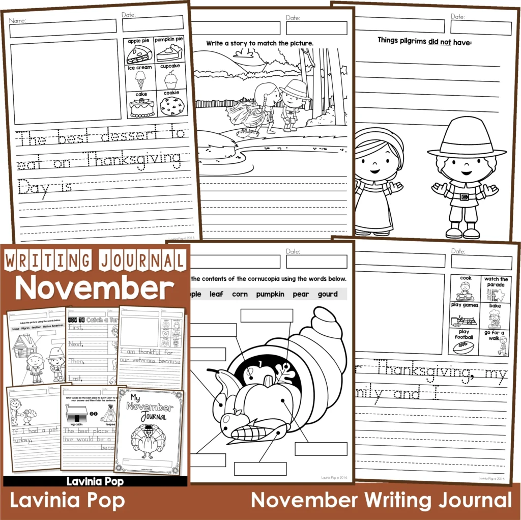 November Writing Journal Prompts