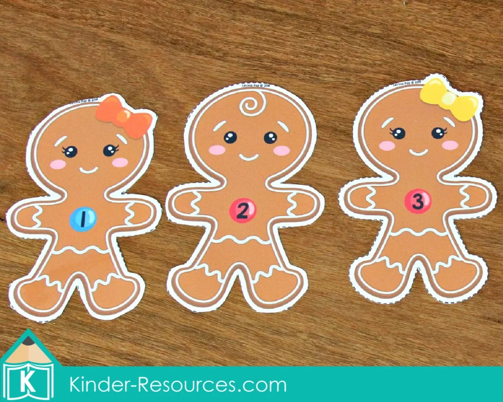 Christmas Preschool Centers Counting Gingerbread Decorations (2)