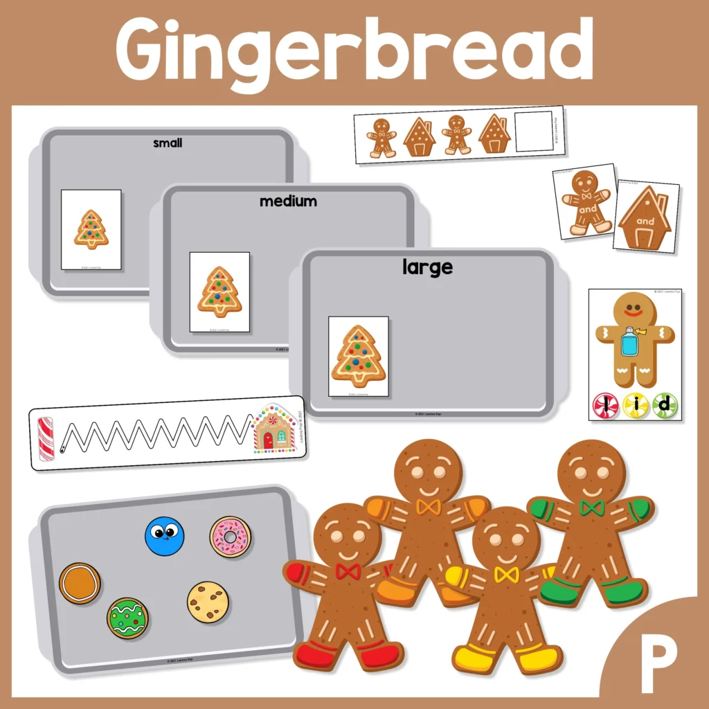22 Gingerbread Center Activities for Preschool | Morning Tubs | Bins