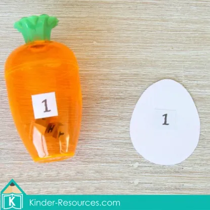 Easter Preschool Center Activities. Plastic eggs build a sight word1