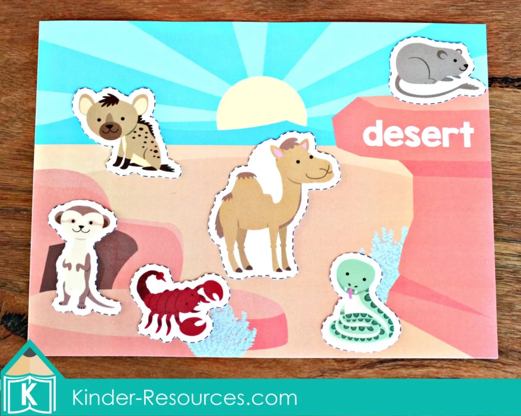 Ocean Preschool Center Activities. Sorting Animals to habitat